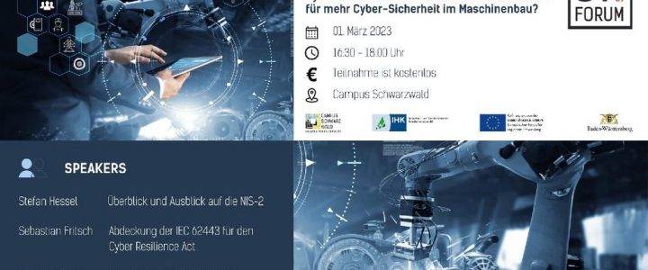 OT-Security Forum- Cyber Resilience Act (Vortrag | Freudenstadt)