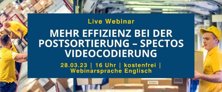 Mehr Effizienz bei der Postsortierung – Spectos Videocodierung (Webinar | Online)