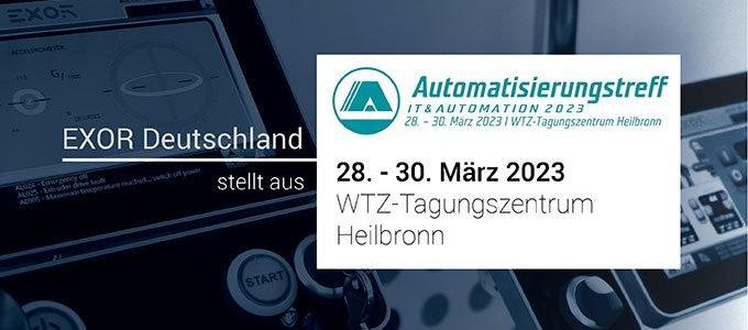 EXOR stellt aus – Automatisierungstreff 2023 | Deutschland (Workshop | Heilbronn)