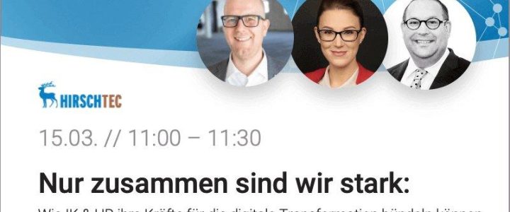 Nur zusammen sind wir stark: Wie IK & HR ihre Kräfte am Digital Workplace bündeln (Webinar | Online)