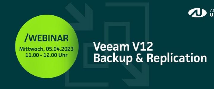 Veeam V12 Backup & Replication (Webinar | Online)