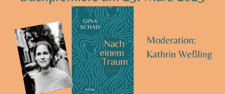 Buchpremiere: „Nach einem Traum“ von Gina Schad (Unterhaltung / Freizeit | Berlin)