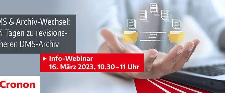 In 4 Tagen zum neuen EASY DMS & Archiv: Live-Webinar (Webinar | Online)