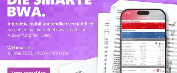 Die BWA wird smart – mit Bissantz (Webinar | Online)