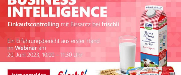 Business Intelligence mit Bissantz bei frischli (Webinar | Online)