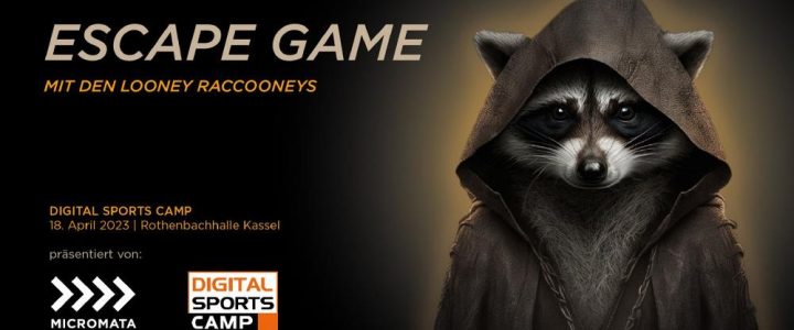 Digital Escape Game: Looney Raccooneys beim Digital Sports Camp (Workshop | Kassel)