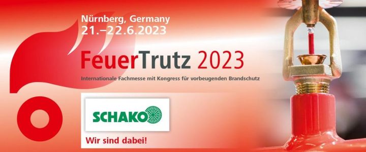 Wir sind dabei! SCHAKO auf der FeuerTrutz 2023 (Messe | Nürnberg)