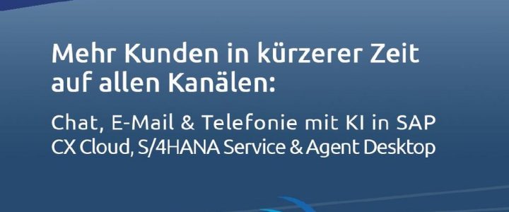 Mehr Kunden in kürzerer Zeit auf allen Kanälen: Chat, E-Mail & Telefonie mit KI (Webinar | Online)