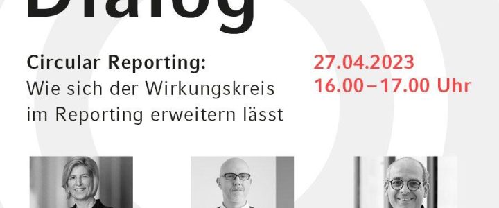 Webinar Circular Reporting: Wie sich der Wirkungskreis im Reporting erweitern lässt (Webinar | Online)