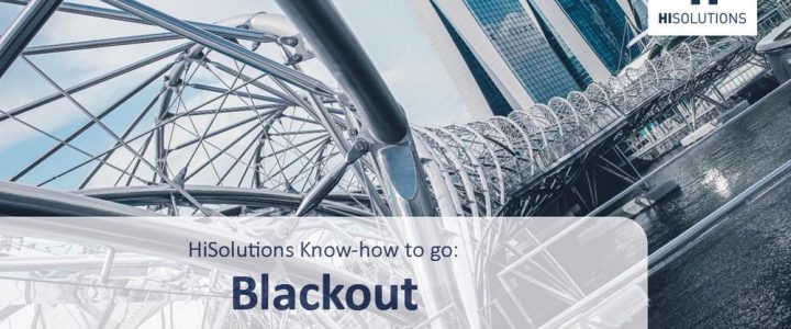 HiSolutions Know-how to go zum Thema Blackout (Vortrag | Bonn)