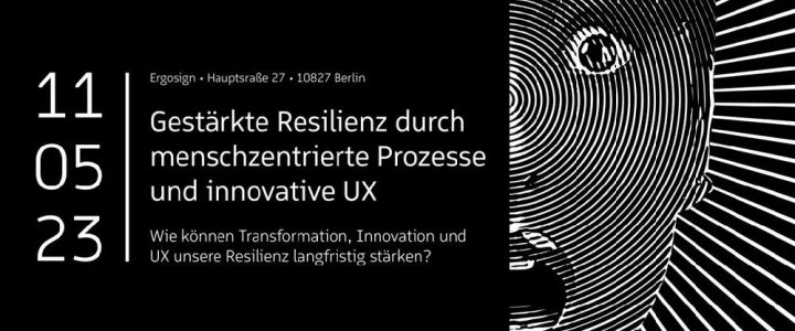 Resilienz durch mensch-zentrierte Prozesse und innovative UX (Networking | Berlin)