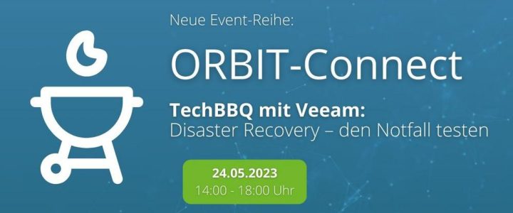 Einladung TechBBQ mit Veeam: Disaster Recovery – den Notfall testen am 24.05.2023 in Bonn (Networking | Bonn)