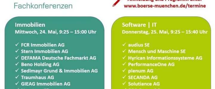 Fachkonferenzen Immobilien und Software (Konferenz | Online)