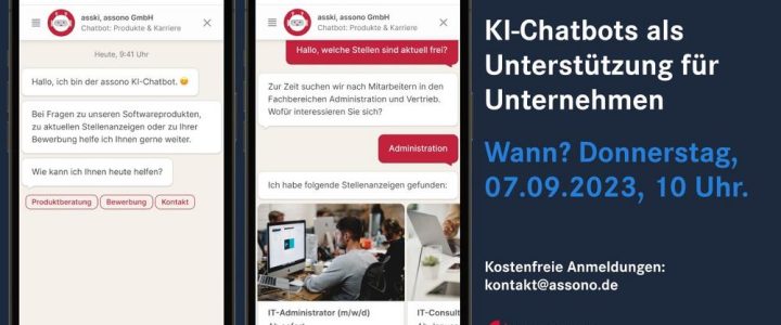 Live-Demo: Nutzen von KI-Chatbots für Unternehmen (Vortrag | Online)