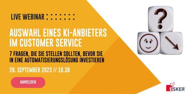 Auswahl eines KI-Anbieters im Customer Service (Webinar | Online)