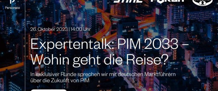 Expertentalk: PIM 2033 – Wohin geht die Reise? (Webinar | Online)