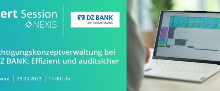 Berechtigungskonzeptverwaltung bei der DZ BANK (Webinar | Online)