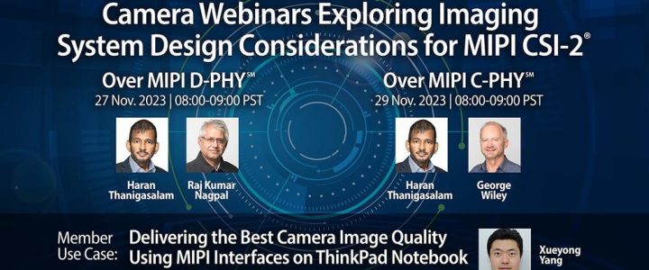 MIPI Camera Week 2023 – Webinar-Reihe zur CSI-2 Kamera Schnittstelle (Webinar | Online)