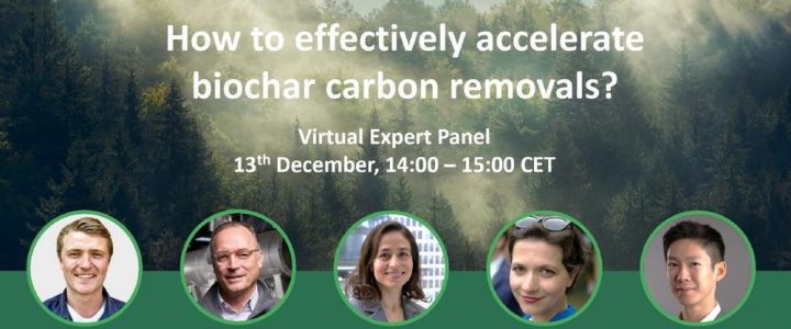 How to effectively accelerate biochar carbon removals? (Webinar | Online)