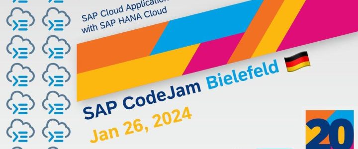 CodeJam „SAP Cloud Application Programming Model with SAP HANA Cloud“ (Schulung | Bielefeld)