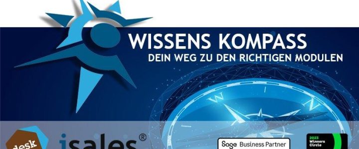 Sage 100 Module: „Wissens Kompass“ Die Webinare jeden Donnerstag im Februar (Webinar | Online)