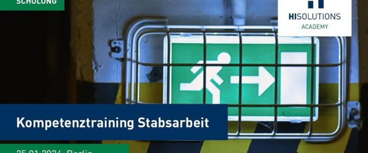 HiSolutions Academy: Kompetenztraining Stabsarbeit (Schulung | Berlin)