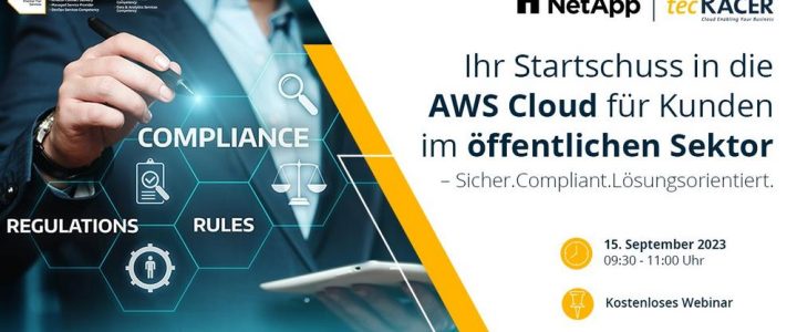 Ihr Startschuss in die Cloud für Kunden im öffentlichen Sektor – Sicher.Compliant.Lösungsorientiert. (Webinar | Online)