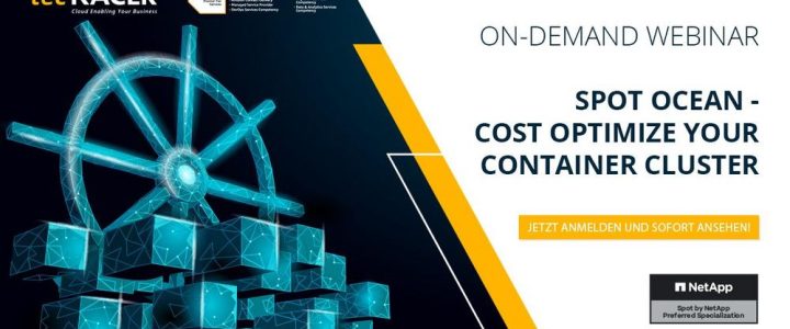 On-Demand Webinar – Spot Ocean – Cost optimize your container cluster (Webinar | Online)