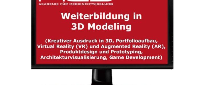 FiGD Akademie startet 3D Modeling Weiterbildung am 11. März 2024 (Schulung | Berlin)