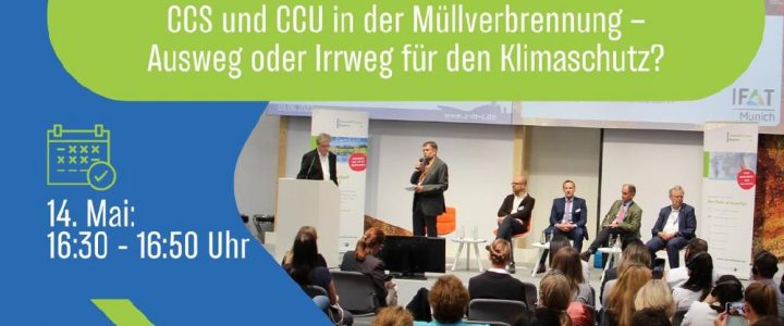 IFAT 2024: Clusterforum Energie aus Abfall (Vortrag | München)