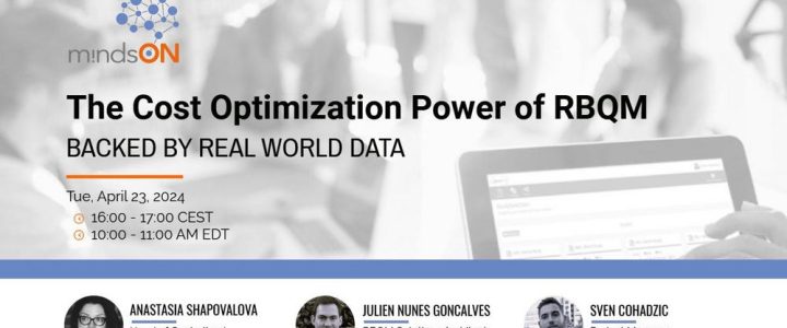 mindsON RBQM Workshop | The Cost Optimization Power of RBQM: Backed by Data (Workshop | Online)