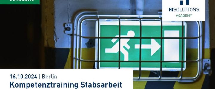 HiAcademy: Kompetenztraining Stabsarbeit (Schulung | Berlin)