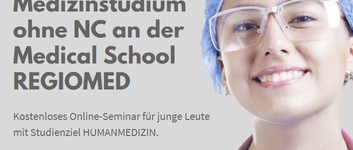 Medizinstudium an der Medical School Regiomed in Coburg (Webinar | Online)