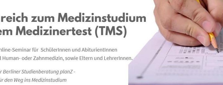 Erfolgreich zum Medizinstudium mit dem Medizinertest (TMS) (Webinar | Online)