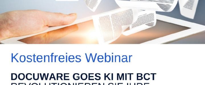 DocuWare goes KI mit BCT – Revolutionieren Sie Ihre Dokumentenprozesse! (Webinar | Online)