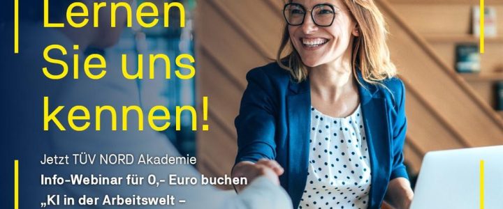 Info-Webinar: KI in der Arbeitswelt – Chancen für die Zukunft (Webinar | Online)