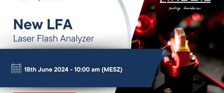 New Laser Flash – LFA (Webinar | Online)