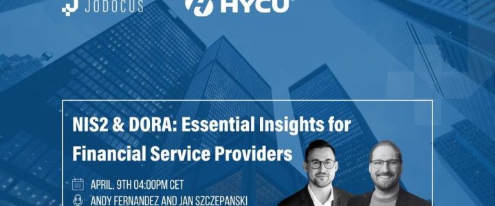 NIS2 & DORA: Essential Insights for Financial Service Providers (Webinar | Online)