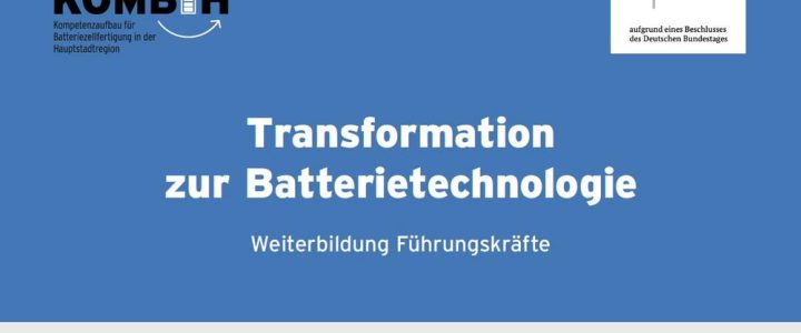 Transformation zur Batterietechnologie für Führungskräfte (Workshop | Berlin)