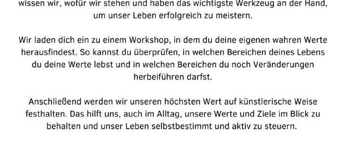 Werte-Workshop (Workshop | Hannover)