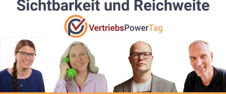 VertriebsPowerTag: Sichtbarkeit und Reichweite (Webinar | Online)