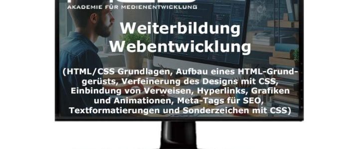 Weiterbildung in Webentwicklung: HTML5, JavaScript, PHP, MySQL, dynamische Inhalte (Schulung | Berlin)