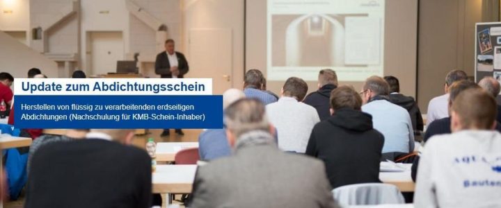 Update zum Abdichtungsschein | MÜNSTER (Seminar | Münster)