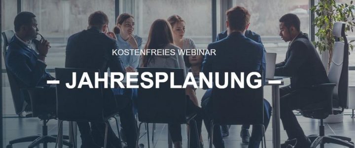 Kostenfreies Webinar: „Jahresplanung“ (Webinar | Online)