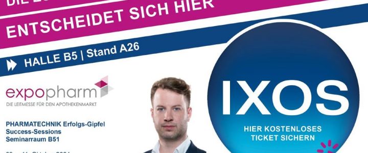 PHARMATECHNIK Erfolgs-Gipfel auf der expopharm: Angebot und Beratung (Vortrag | München)