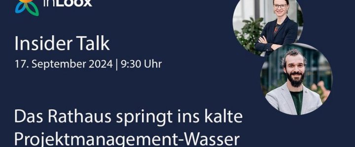 Das Rathaus springt ins kalte Projektmanagement-Wasser (Webinar | Online)