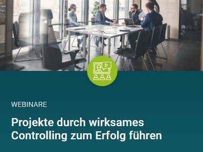 Kostenfreies Webinar: „Projektcontrolling mit Haufe X360“ (Webinar | Online)