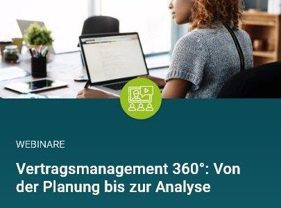 Kostenfreies Webinar: „Vertragsmanagement leicht gemacht“ (Webinar | Online)