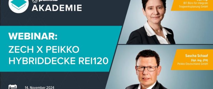 ZECH x Peikko Hybriddecke REI120 (Webinar | Online)