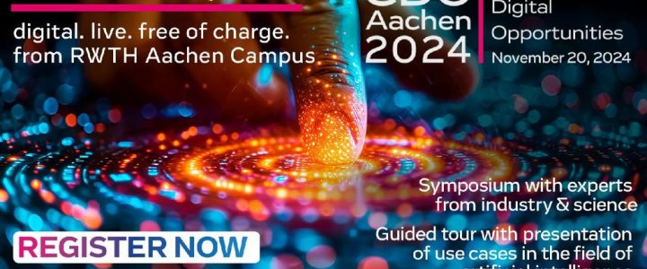 CDO Aachen 2024 – Convention on Digital Opportunities Aachen (Kongress | Online)